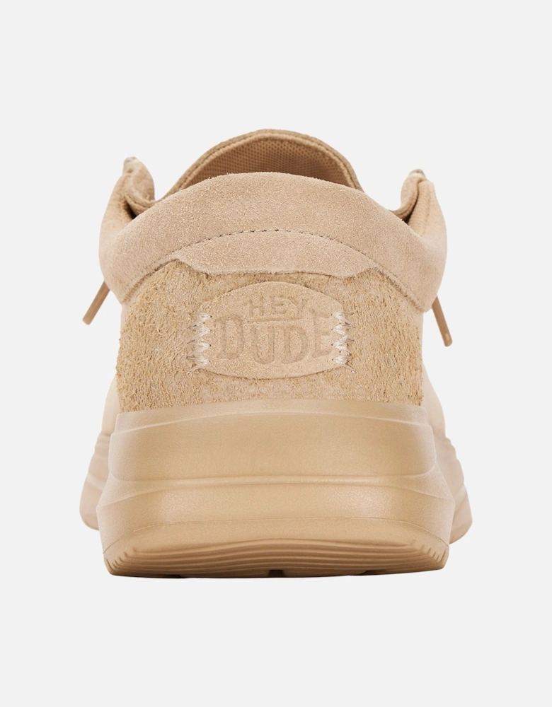 HEYDUDE model Wally X Suede Shoes Male in Tan