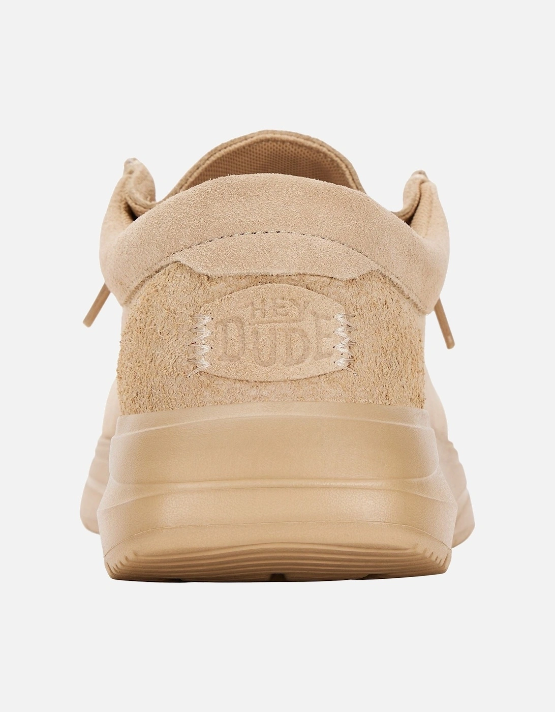 HEYDUDE model Wally X Suede Shoes Male in Tan