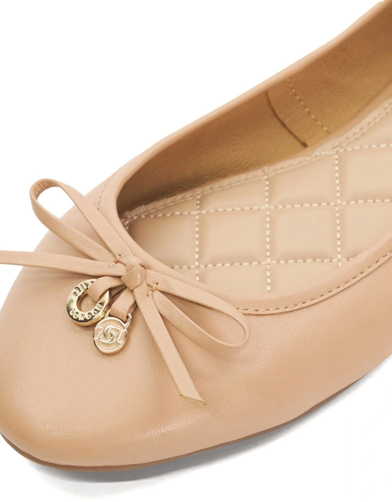 Dune Hallo Synthetic Women's Blush Flats