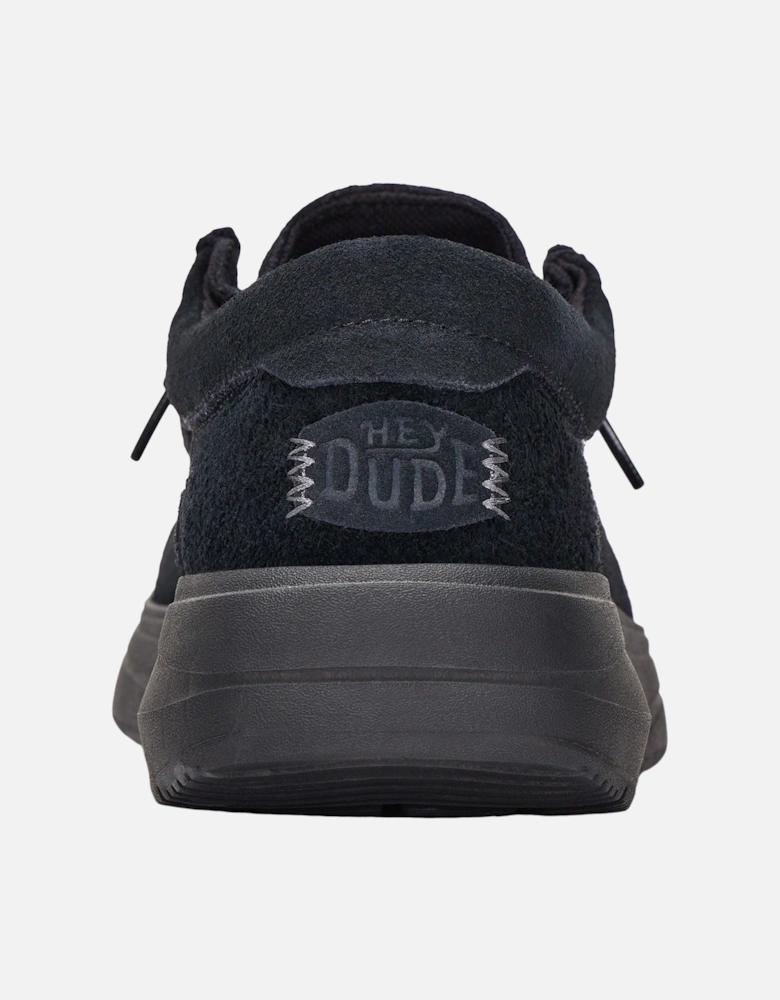 HEYDUDE model Wally X Suede Shoes Male in Black