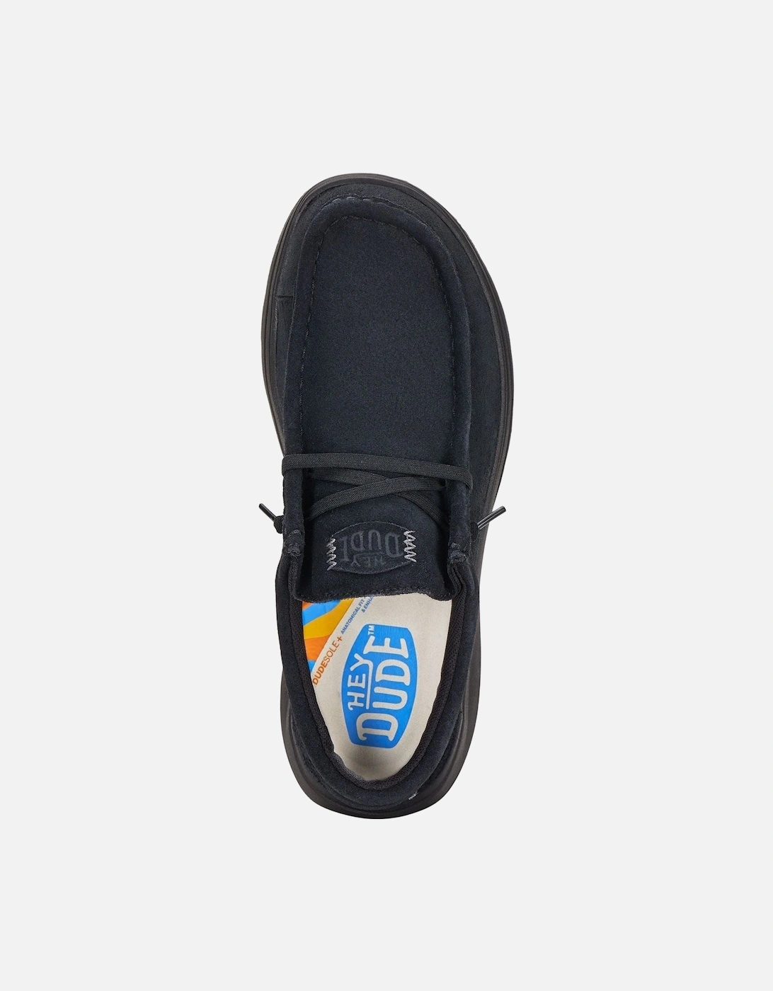 HEYDUDE model Wally X Suede Shoes Male in Black