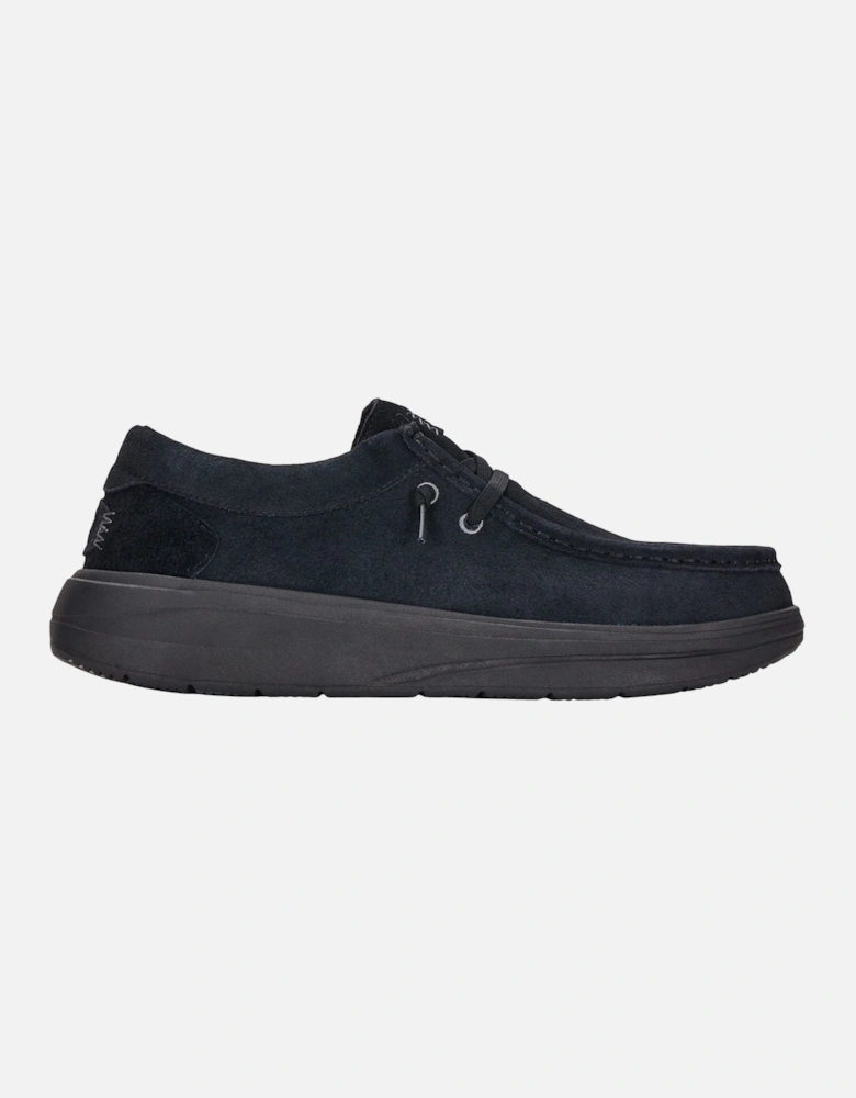 HEYDUDE model Wally X Suede Shoes Male in Black