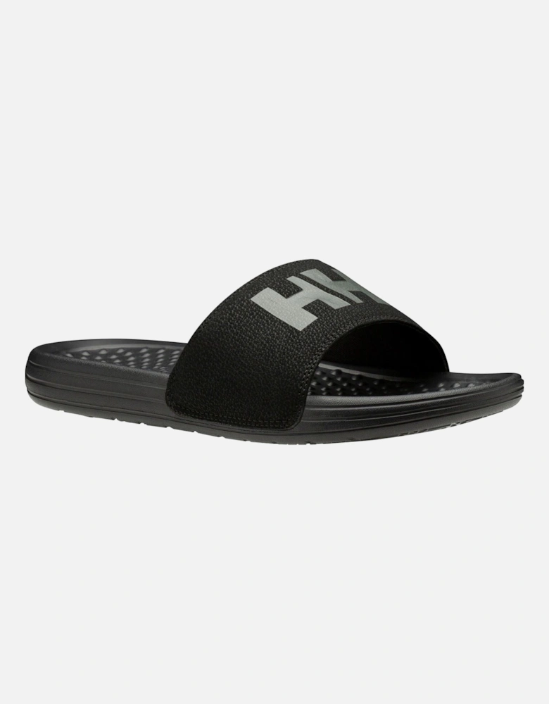 H/H Slide 60% Polyurethane/40% Polyester Men's Black/Gunmetal Slides