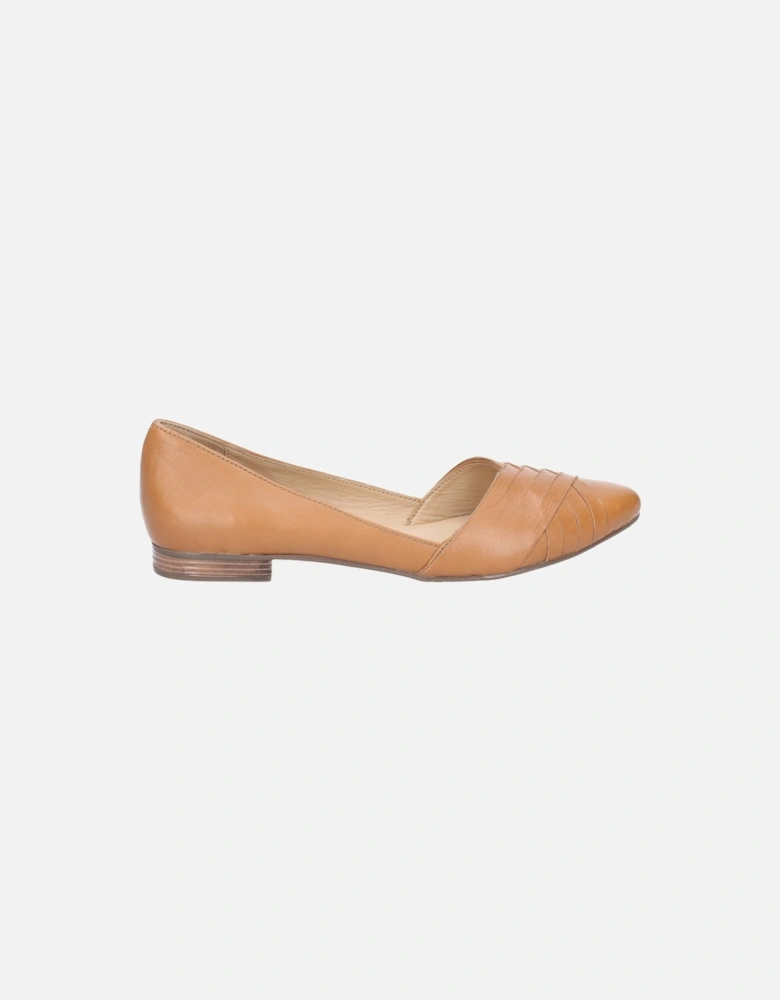 Marley Ballerina Leather Women's Tan Flats