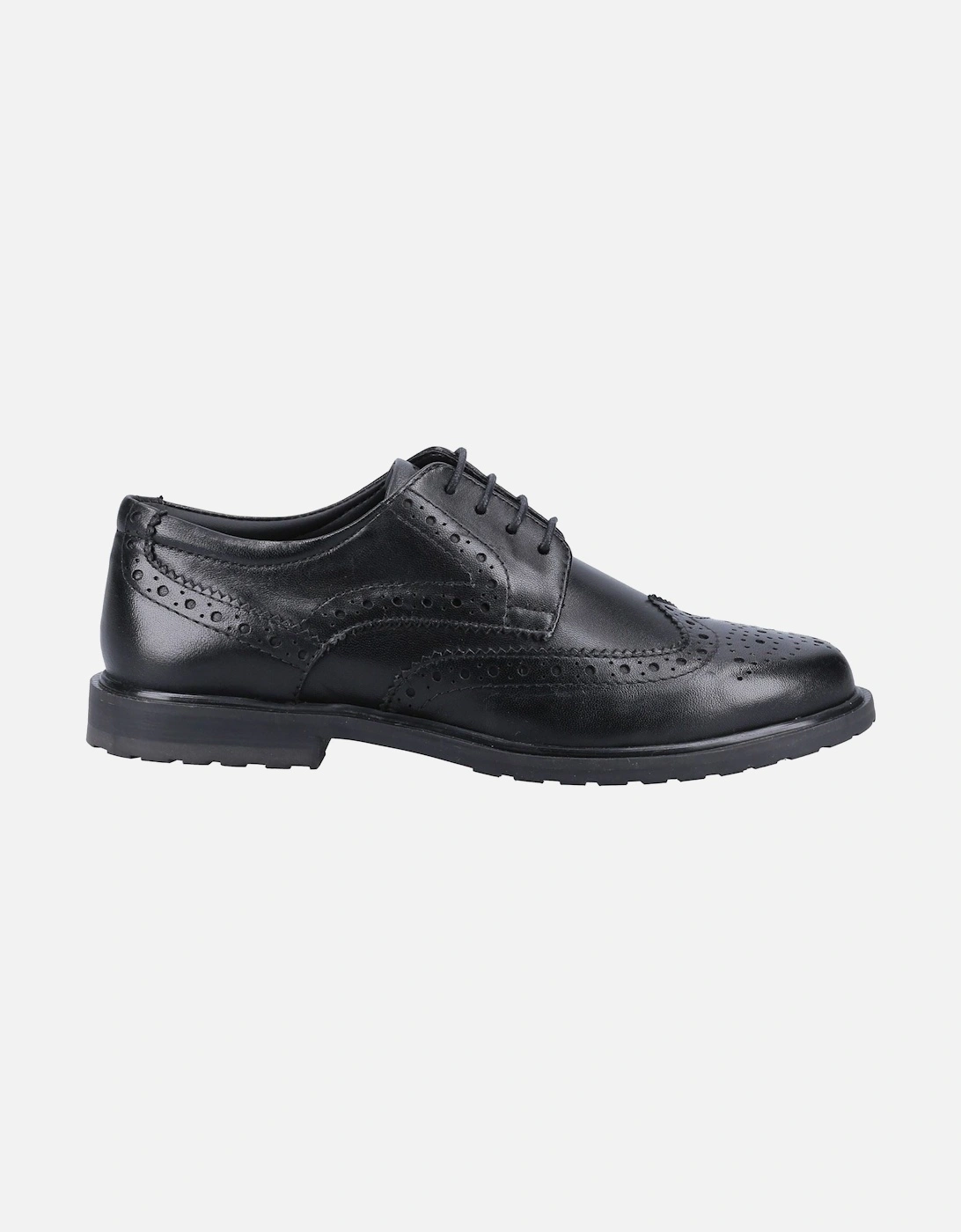 Verity Leather Women's Black Brogues Shoes