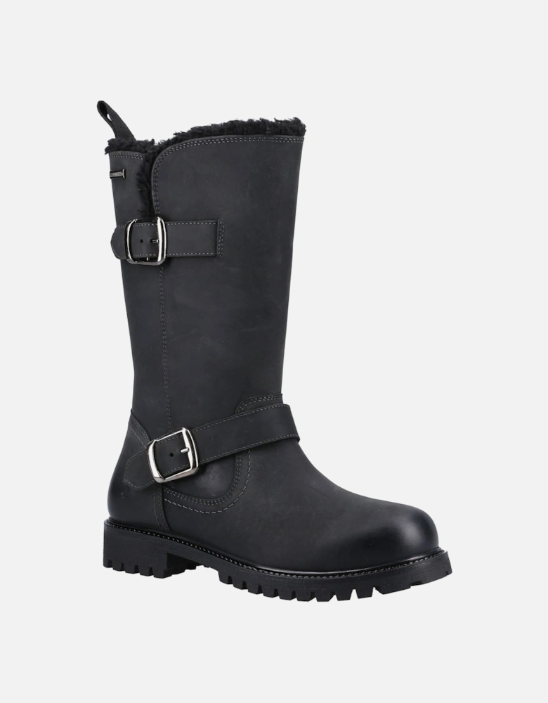 Winnie Leather Women's Black Boots