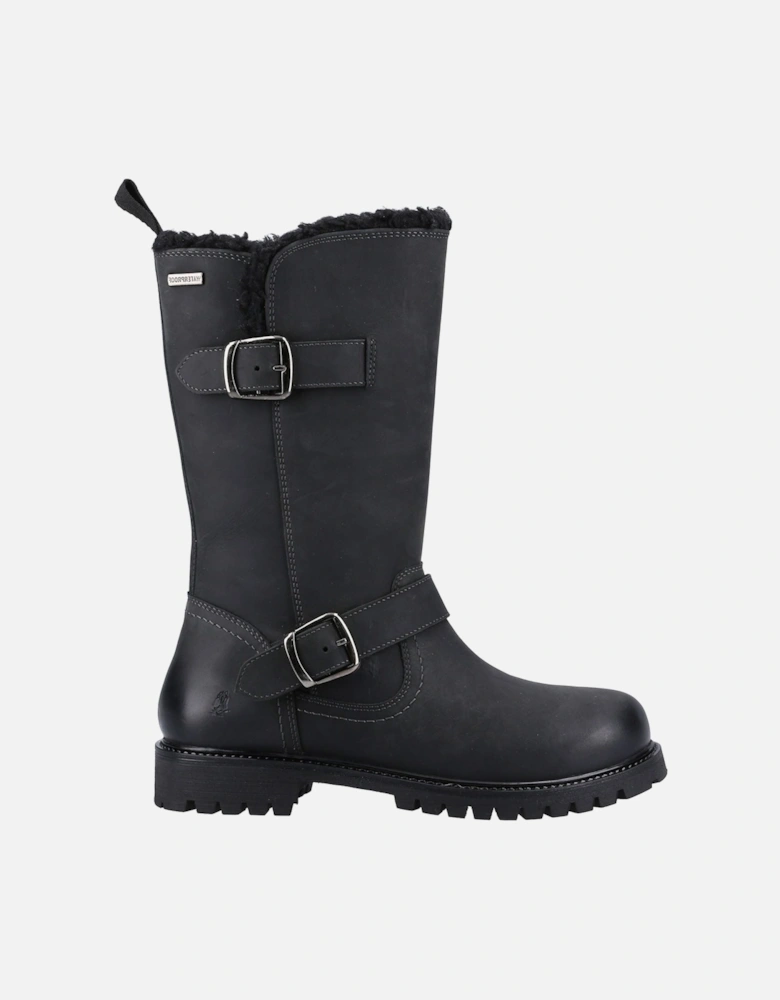 Winnie Leather Women's Black Boots