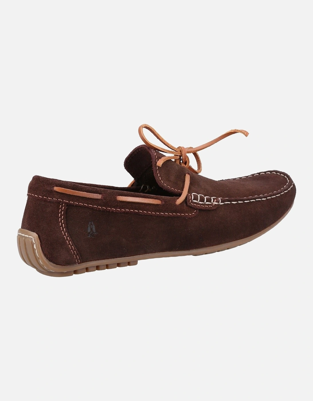Hush Puppies Reuben Suede Men's Brown Boat Shoes