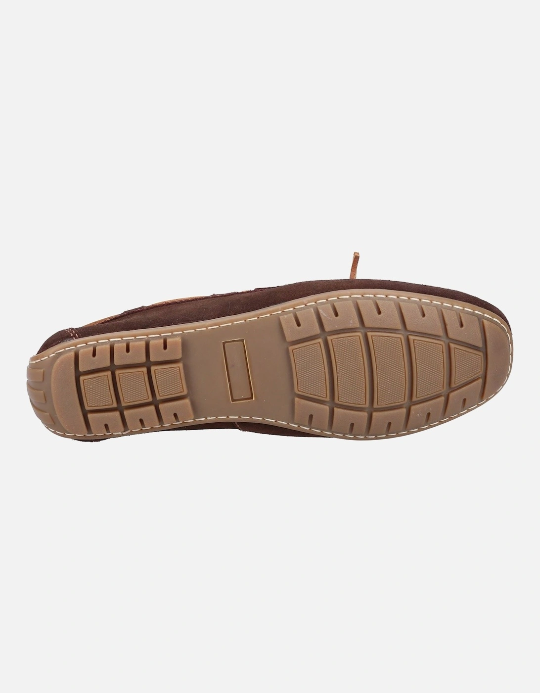 Hush Puppies Reuben Suede Men's Brown Boat Shoes