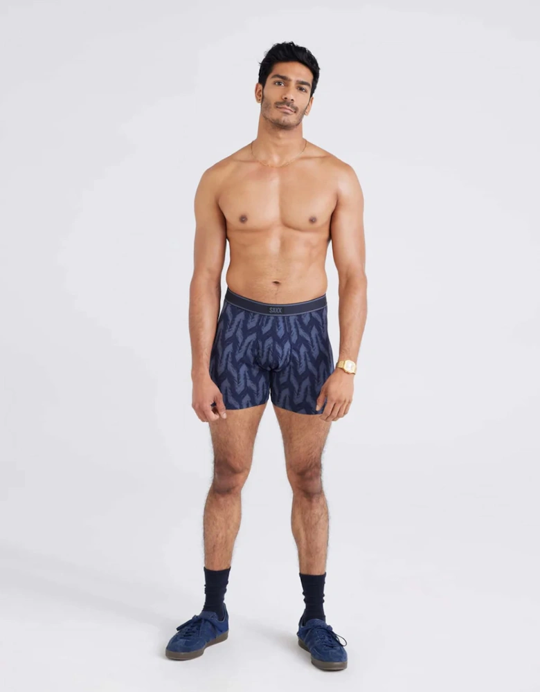 Men's Daytripper Boxer Brief Fly Ikat Chevron/Deep Navy