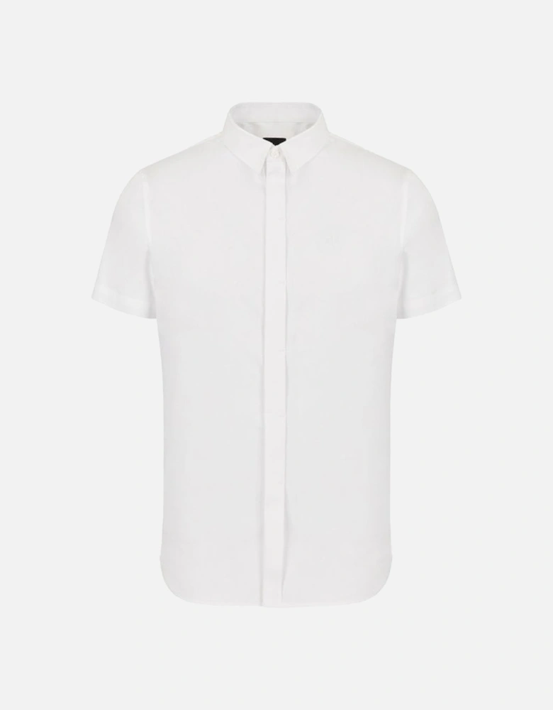 Slim Stretch Short Sleeve Shirt White