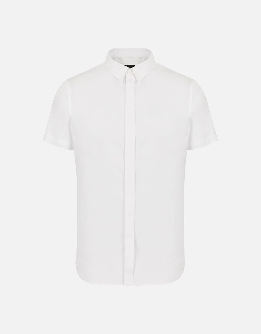 Slim Stretch Short Sleeve Shirt White, 4 of 3