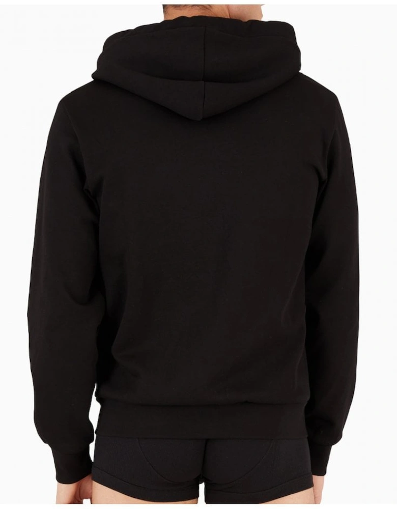 Lounge Zip Hoodie Sweat Jacket Black