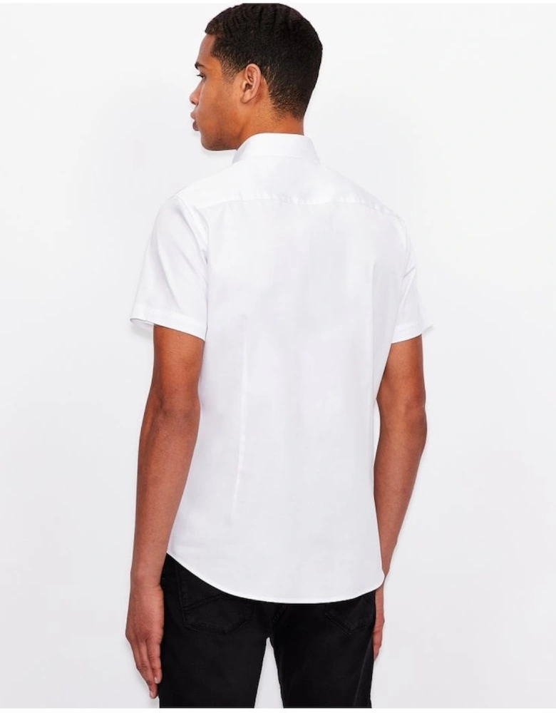 Slim Stretch Short Sleeve Shirt White