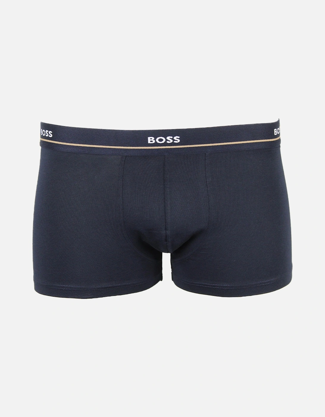 5-Pack Essential Boxer Trunks, Black/Blue/Red