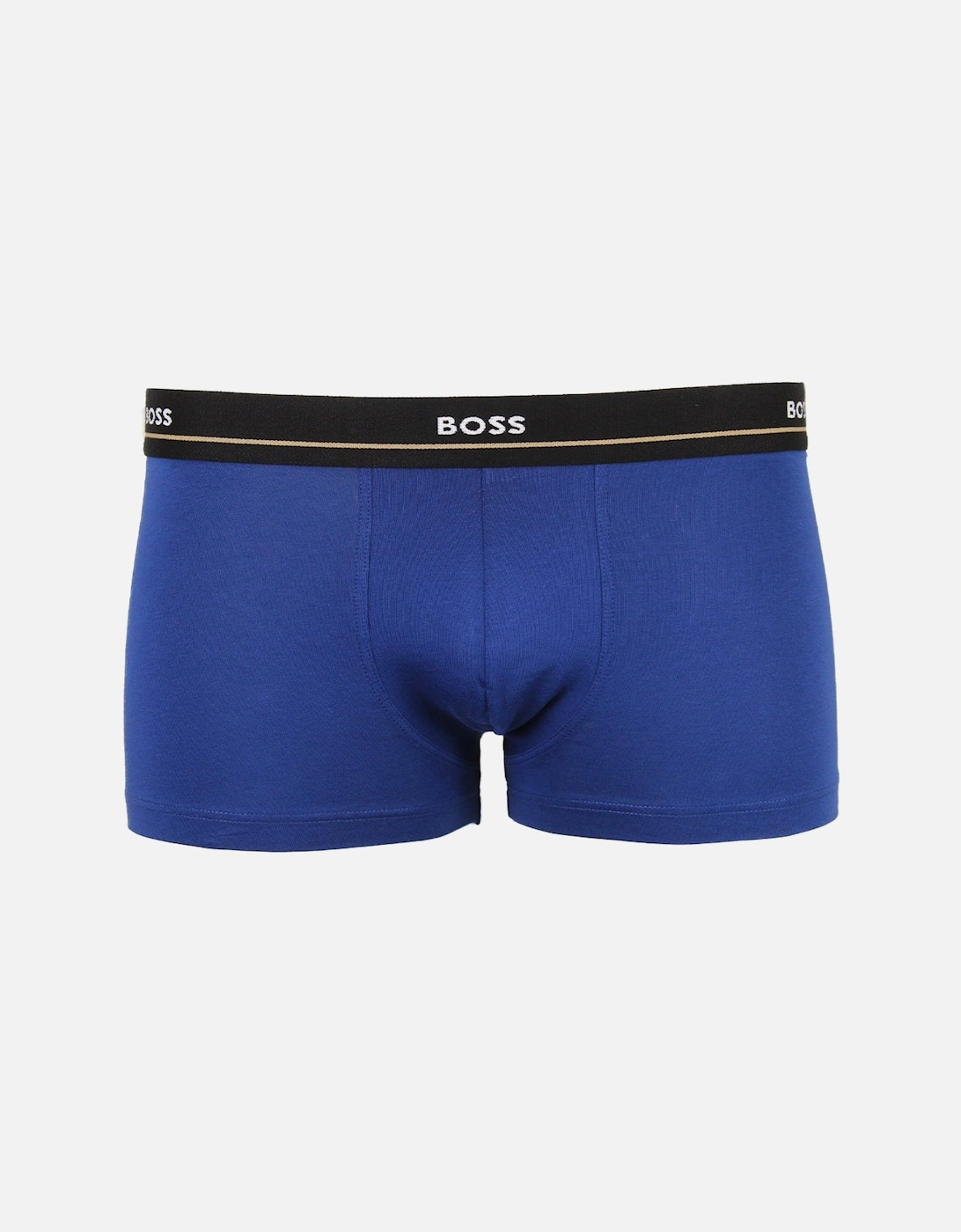 5-Pack Essential Boxer Trunks, Black/Blue/Red