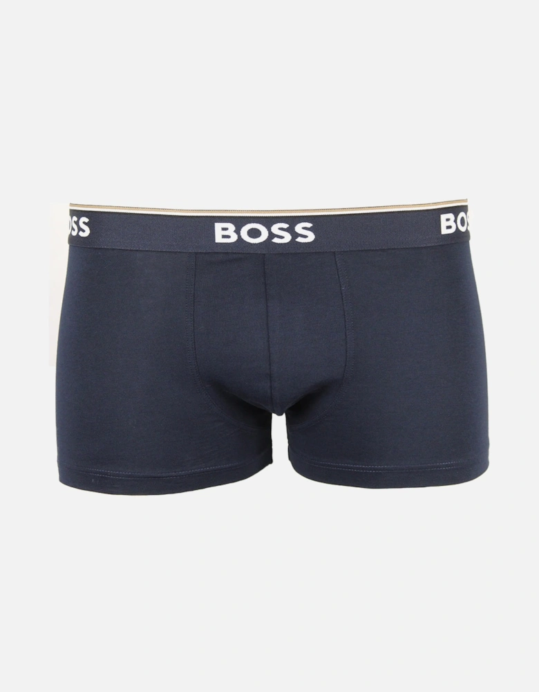 3-Pack Power Boxer Trunks, Red/Navy