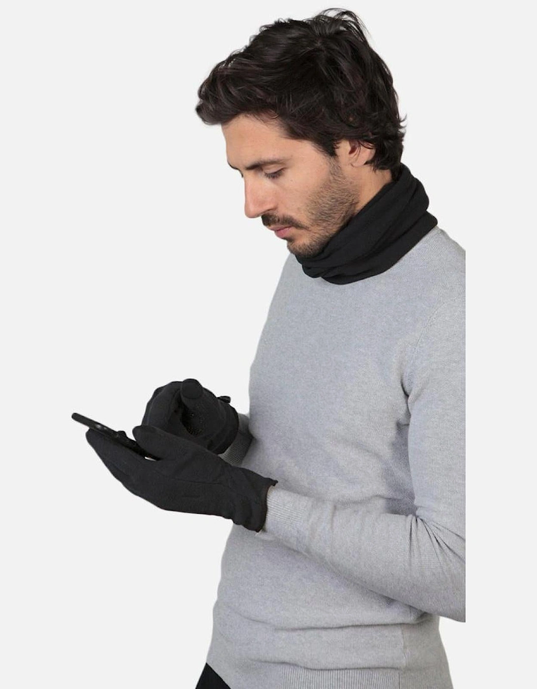 Barts Barts Adults Soft Fleece Touch Screen Gloves - Black