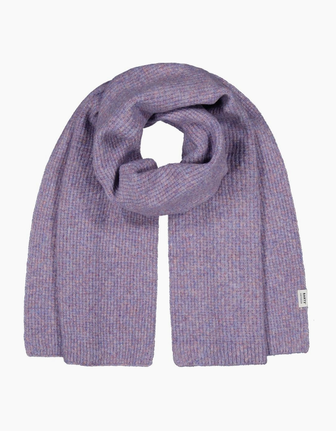 Barts Barts Womens Sarela Waffle Knit Stretchy Scarf - Purple