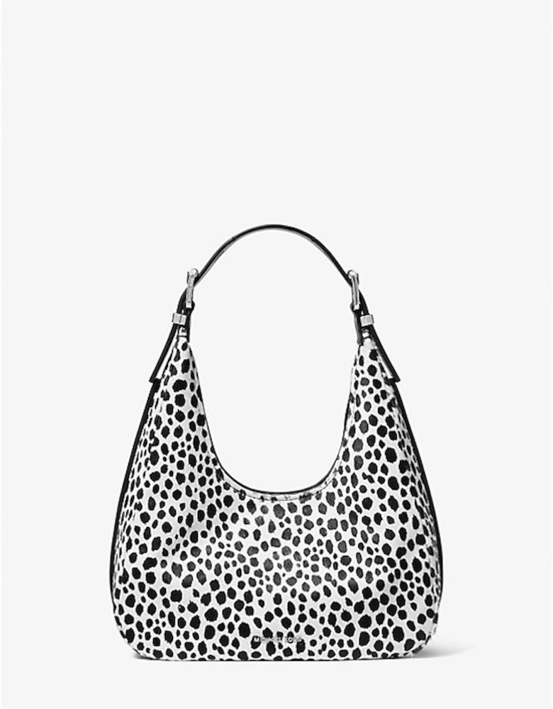 Nolita Small Cheetah Print Calf Hair Hobo Shoulder Bag