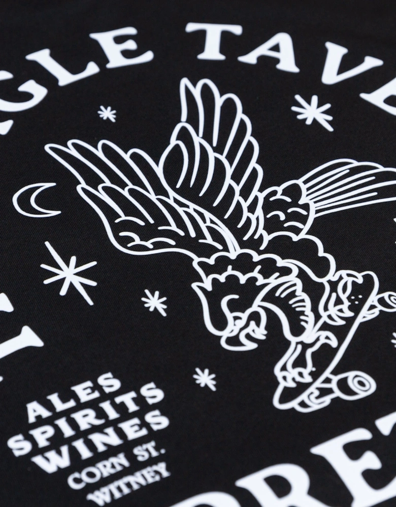 Pretend x The Eagle Tavern Flash T-Shirt - Black