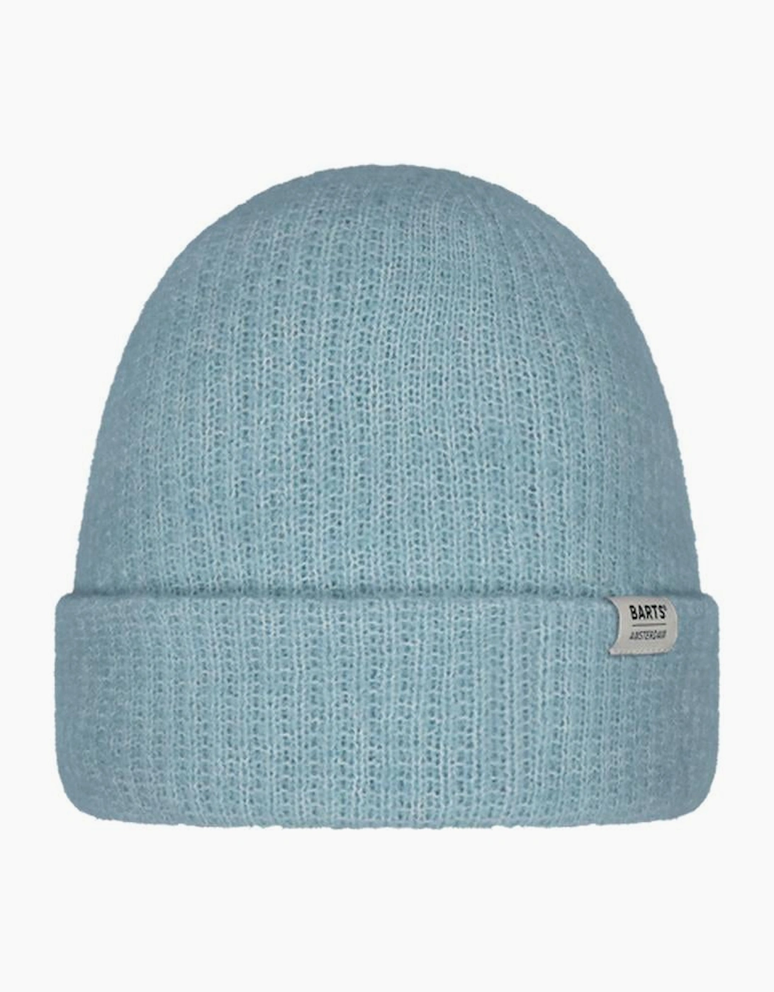 Barts Women's Green Sarela Waffle Knit Turn Up Beanie - Size: One Size
