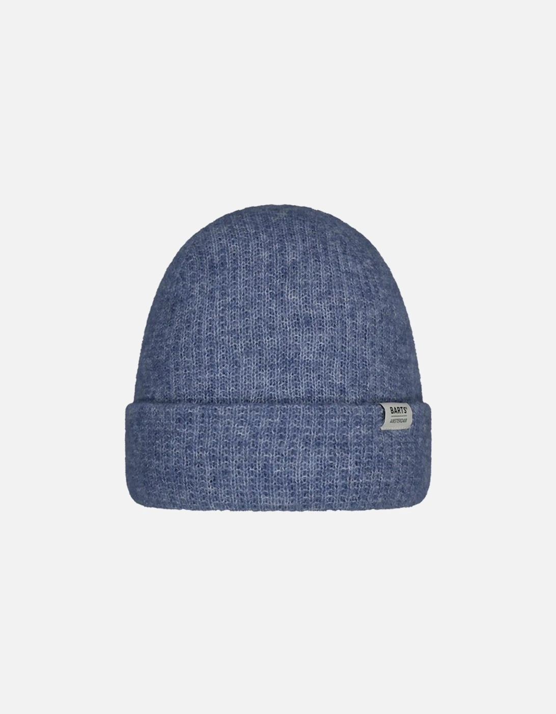 Barts Women's Blue Sarela Waffle Knit Turn Up Beanie - Size: One Size