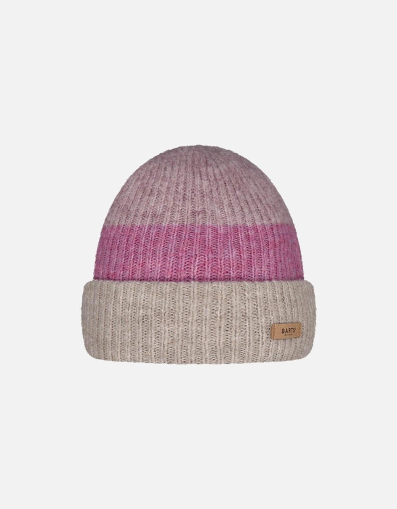 Womens Suzam Soft Knitted Turn Up Beanie