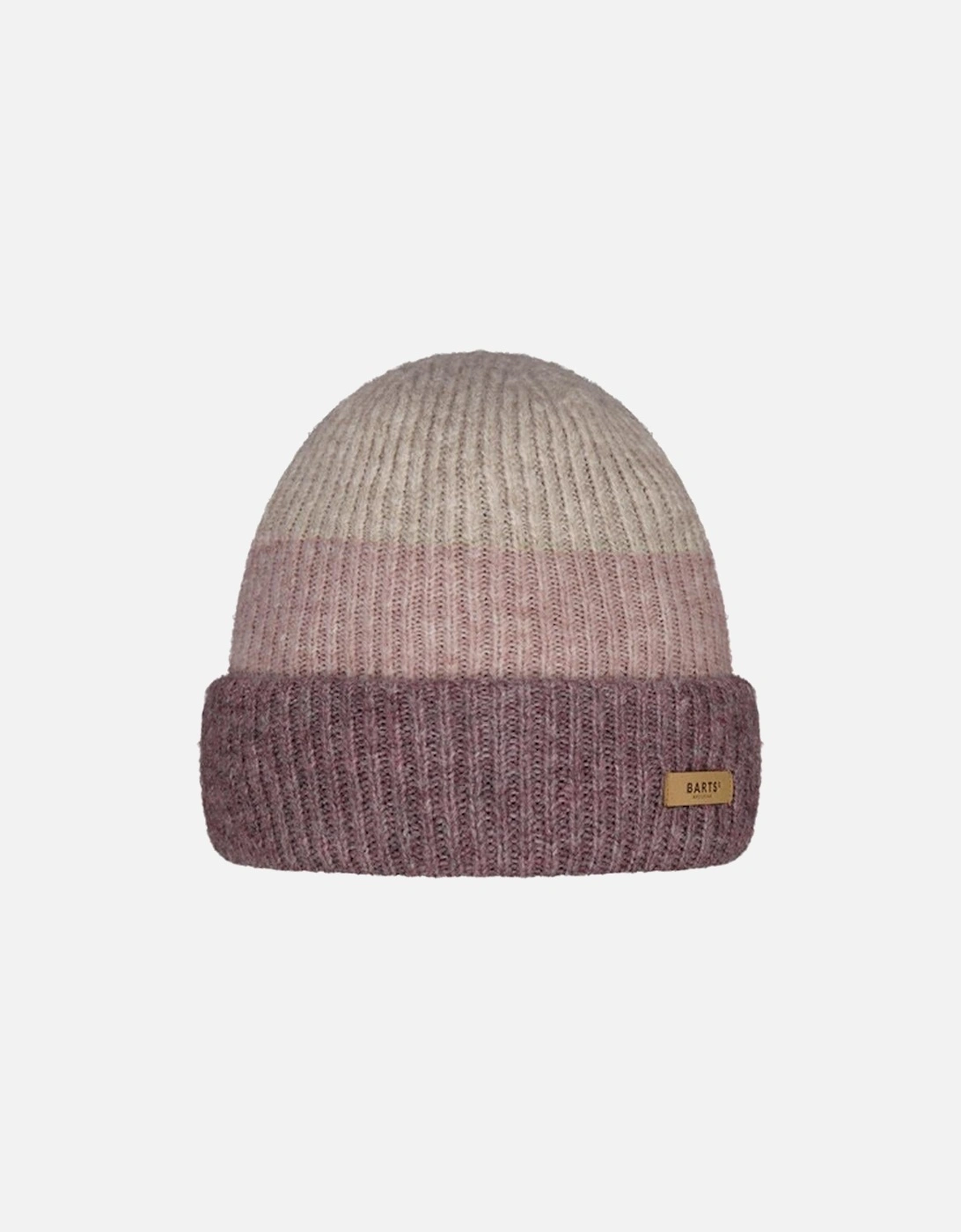 Barts Women's Purple Suzam Soft Knitted Turn Up Beanie - Size: One Size