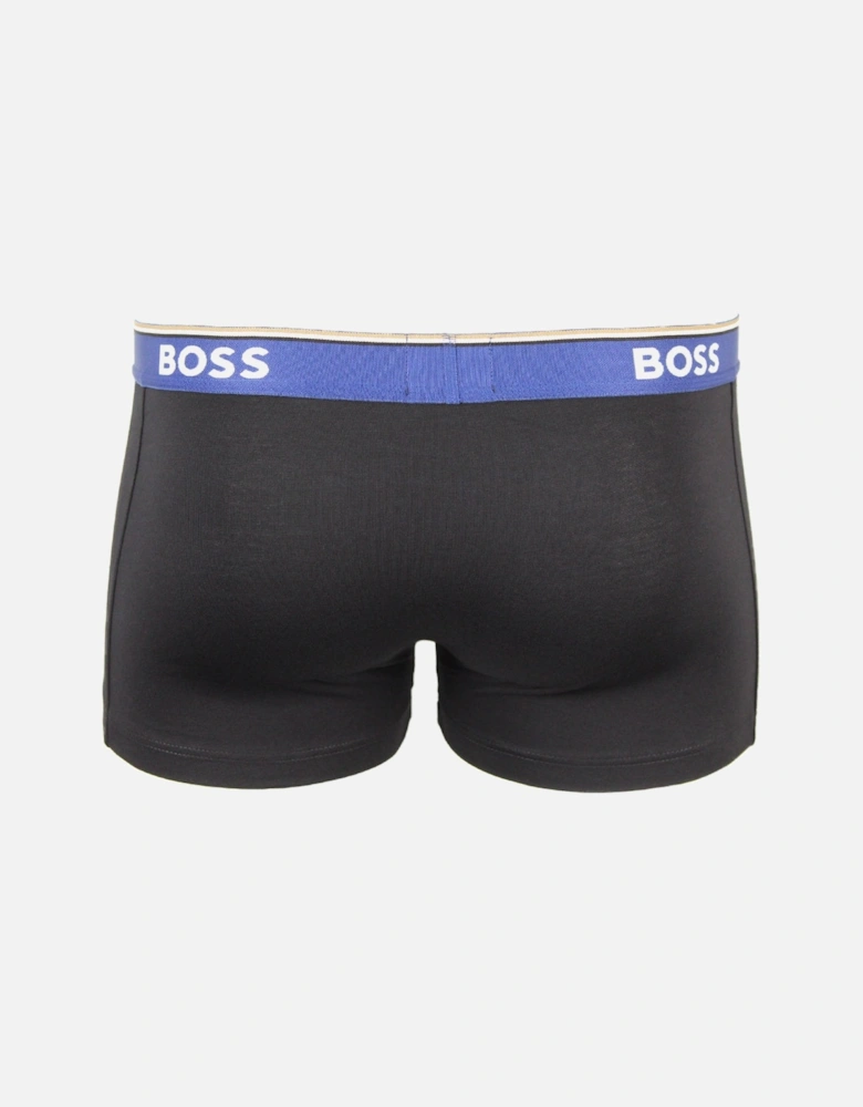3-Pack Power Boxer Trunks, Black
