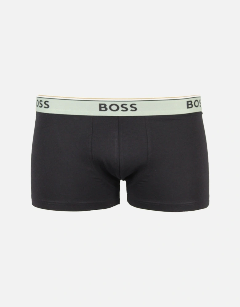3-Pack Power Boxer Trunks, Black