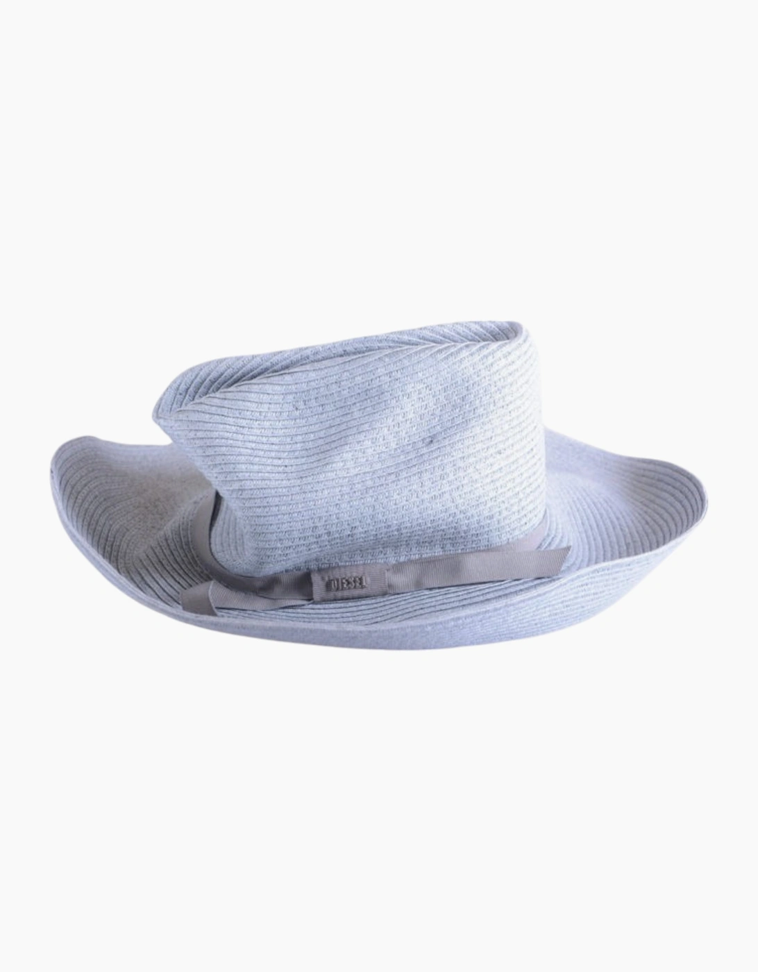 Women's DIESEL COWBOW 0TADE 96G Womens Fadora Hat Casual Homburg Summer Tribly Cap Italy - Blue - Size: 02