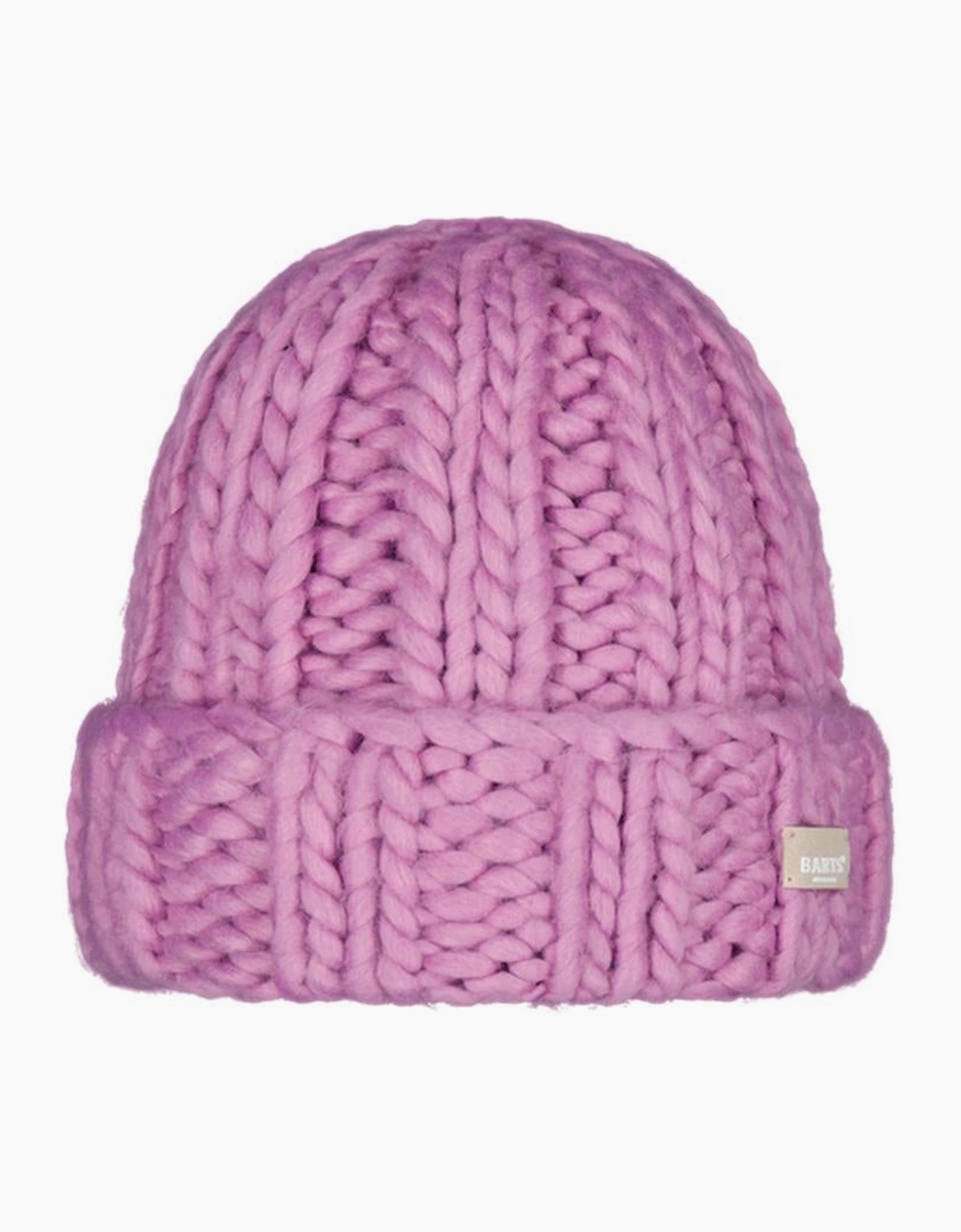 Women's Barts Womens Hermitta Chunky Knit Beanie - Pink - Size: ONE size