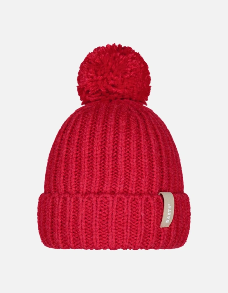 Womens Joansy Curffed Pom Pom Bobble Hat