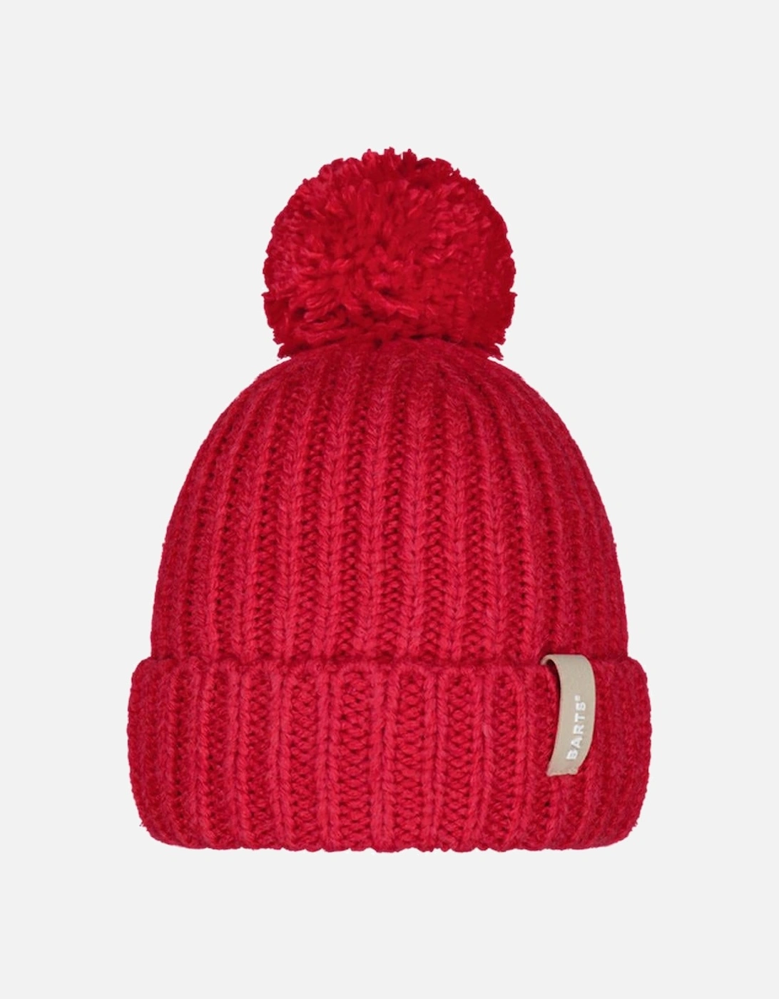 Womens Joansy Curffed Pom Pom Bobble Hat, 2 of 1