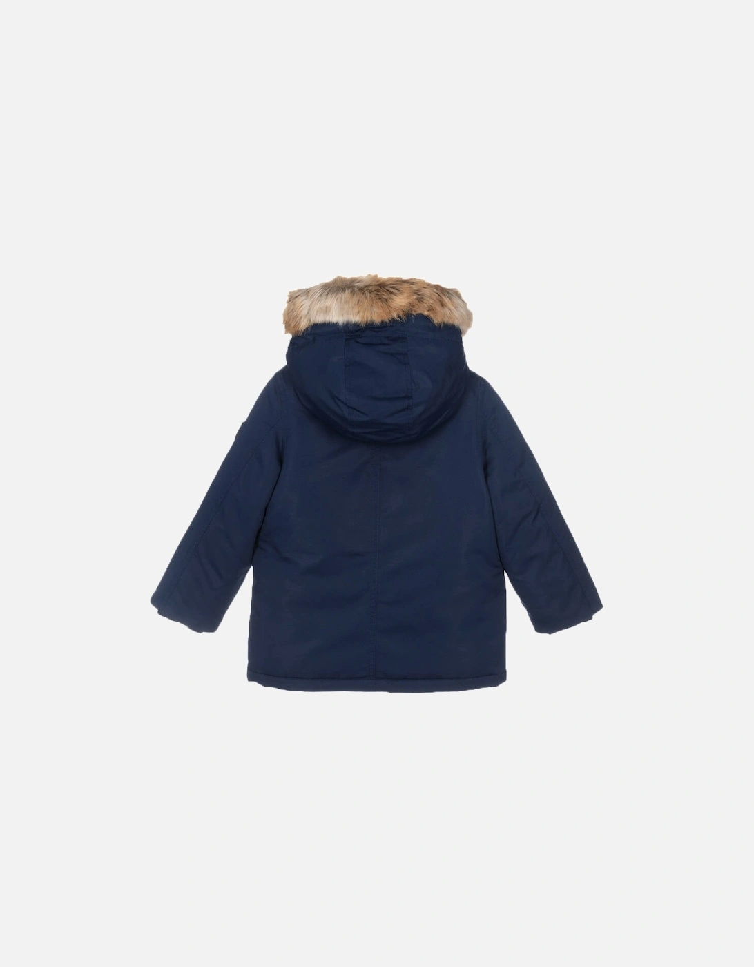 Boys Military Parka Jacket Navy