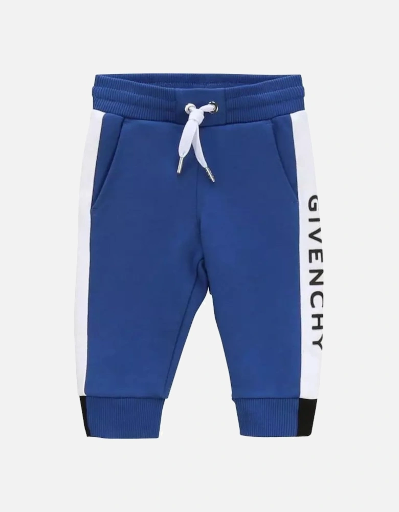 Baby Boys Down Leg Joggers Blue