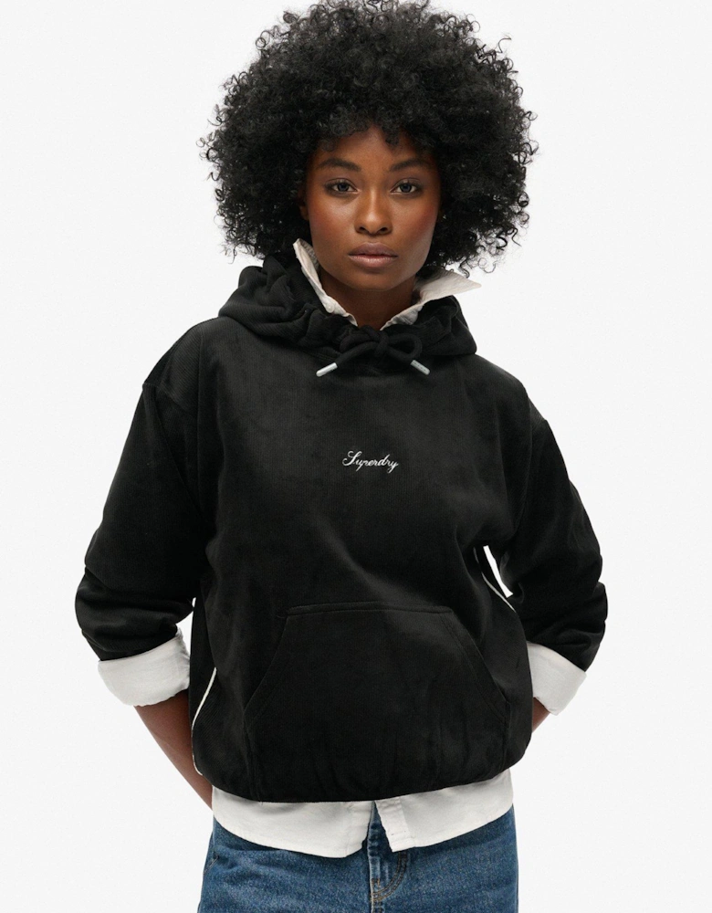 Country Club Velour Sweatshirt - Black