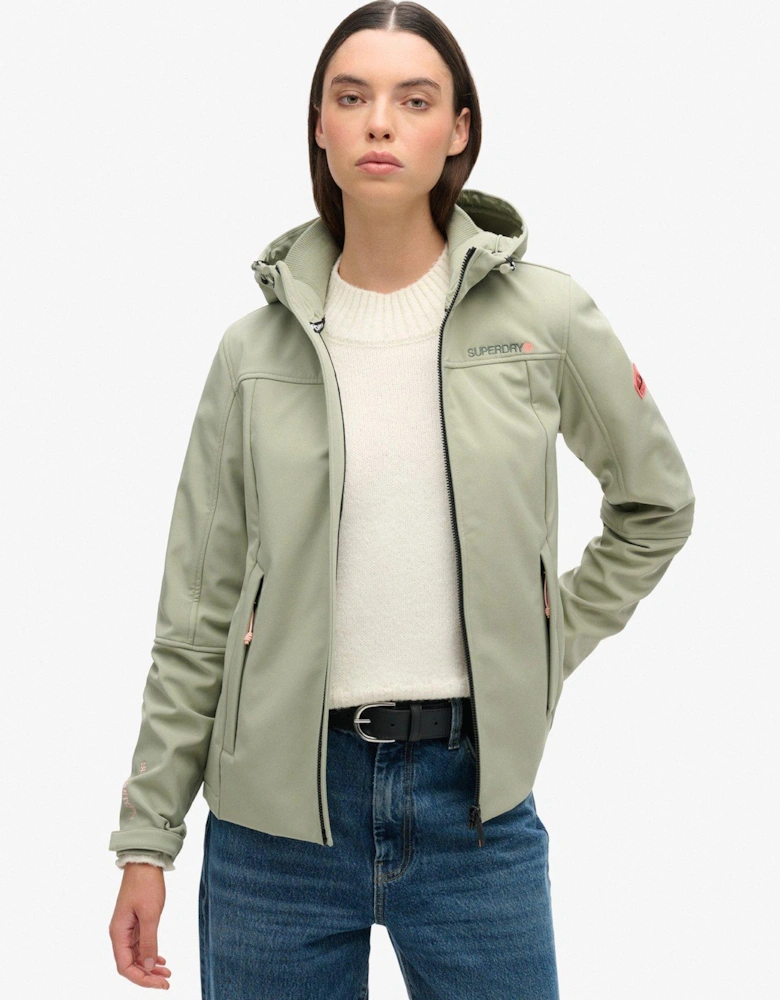 Hooded Classic Trekker Jacket - Green