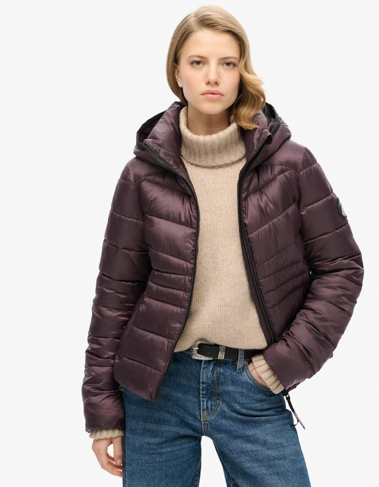 Fuji Quilt Padded Jacket - Purple