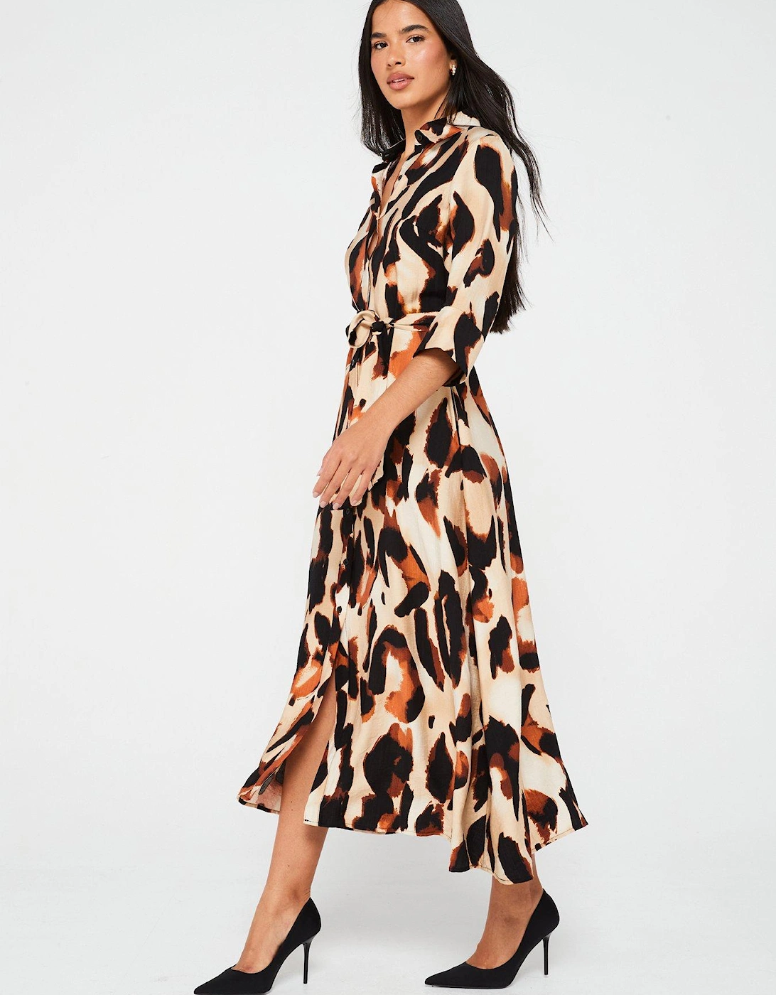 Shirt Midi Dress - Multi, 5 of 4