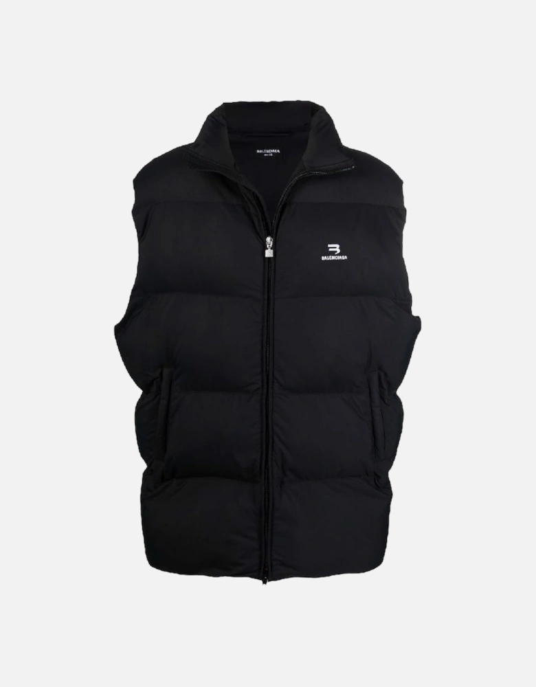 Sporty B Cosy Gilet in Black