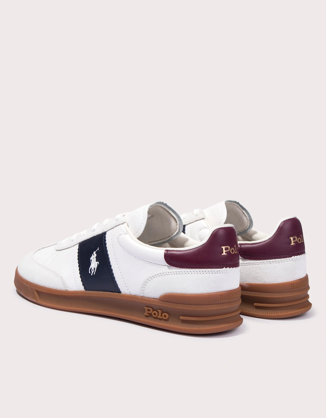 Heritage Aera Leather Suede Low Top Sneakers