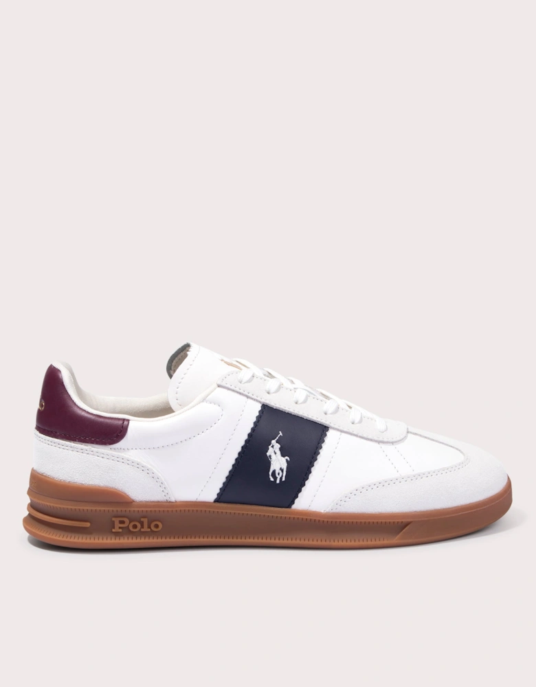 Heritage Aera Leather Suede Low Top Sneakers