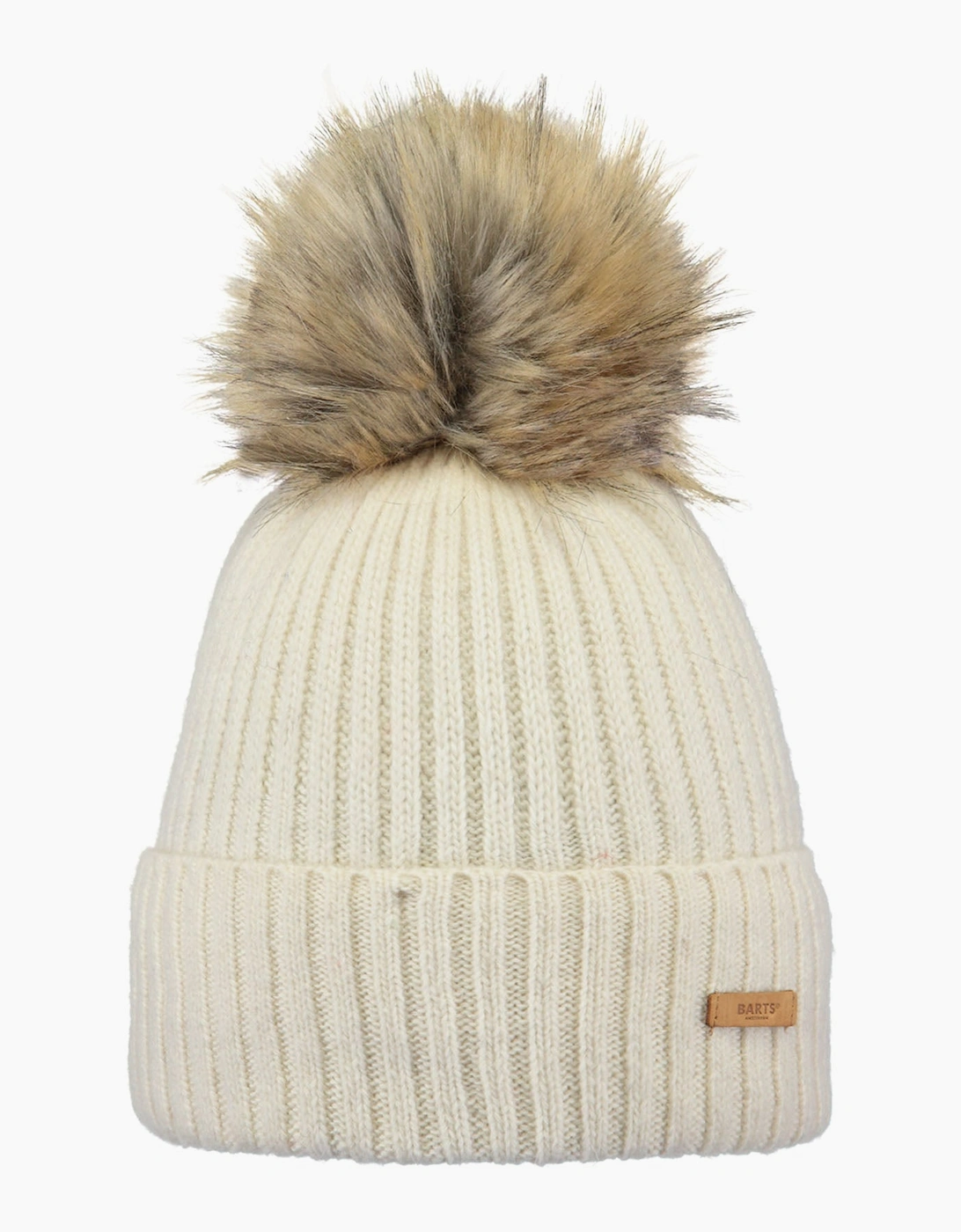 Barts Women's Barts Womens Augusti Faux Fur Pom Pom Bobble Hat - Cream