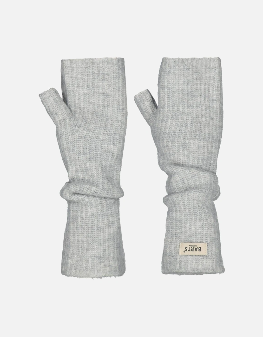 Women's Barts Womens Darty Knitted Fingerless Handwarmer Gloves - Grey - Size: ONE size