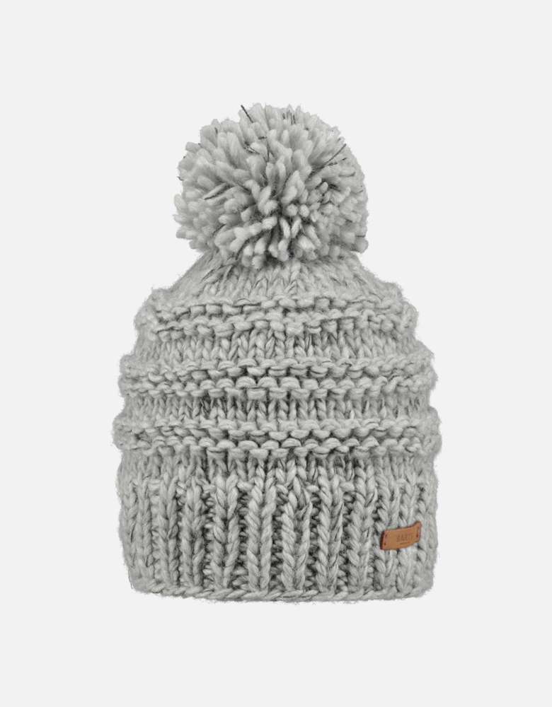 Womens Jasmin Classic Hand Knit Knitted Bobble Hat