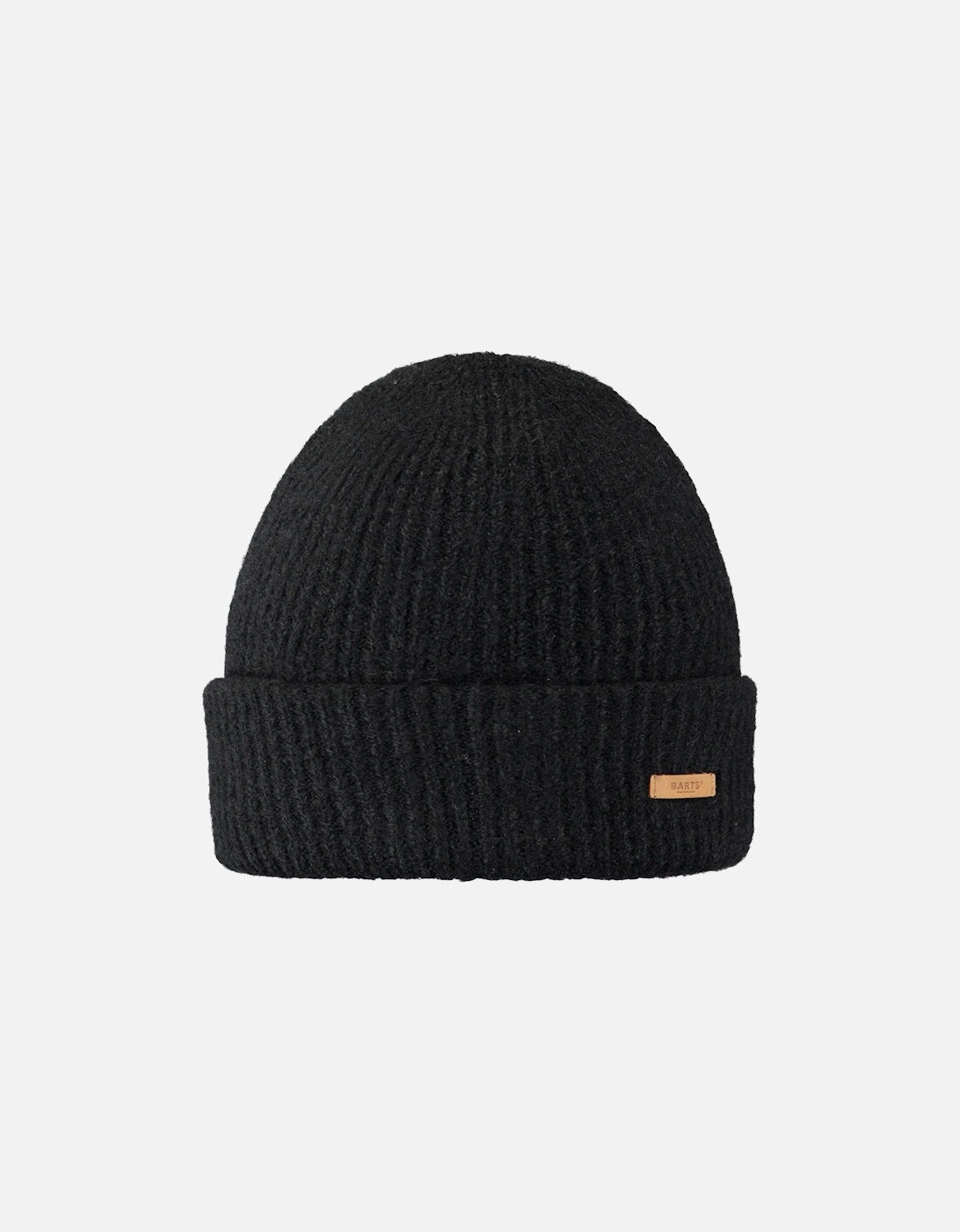 Women's Barts Womens Witzia Stretchy Ribbed Knit Knitted Beanie Hat - Black - Size: ONE size
