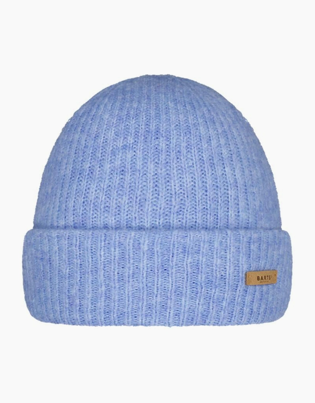 Women's Barts Womens Witzia Stretchy Ribbed Knit Knitted Beanie Hat - Blue - Size: ONE size