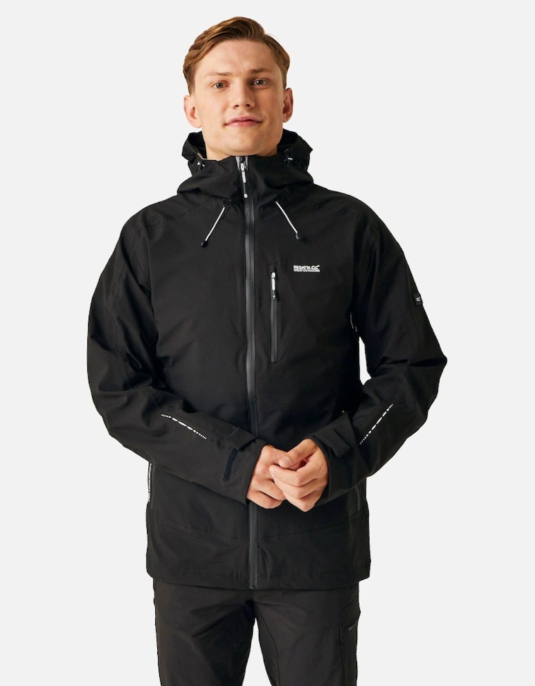 Mens Okara Full Zip Waterproof Breathable Jacket, 5 of 4